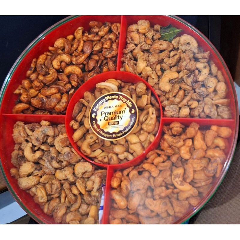 

Mente tray 5 rasa (original ,tomyam,krispy,pedes,madu) 800GR