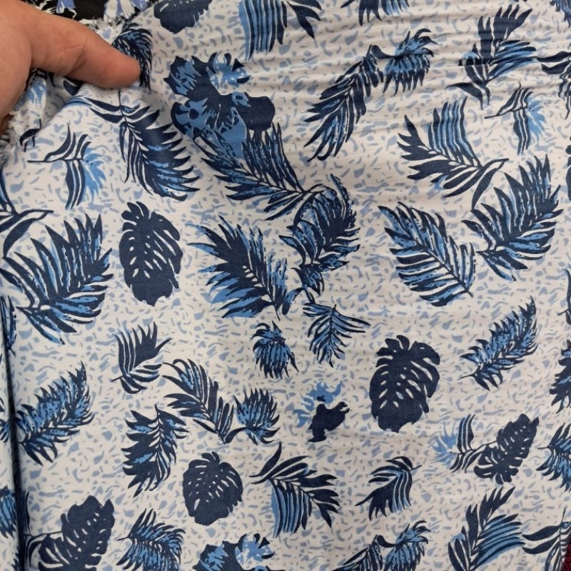 kain katun jepang - kain katun jepang premium motif - katun jepang tokai premium motif bunga