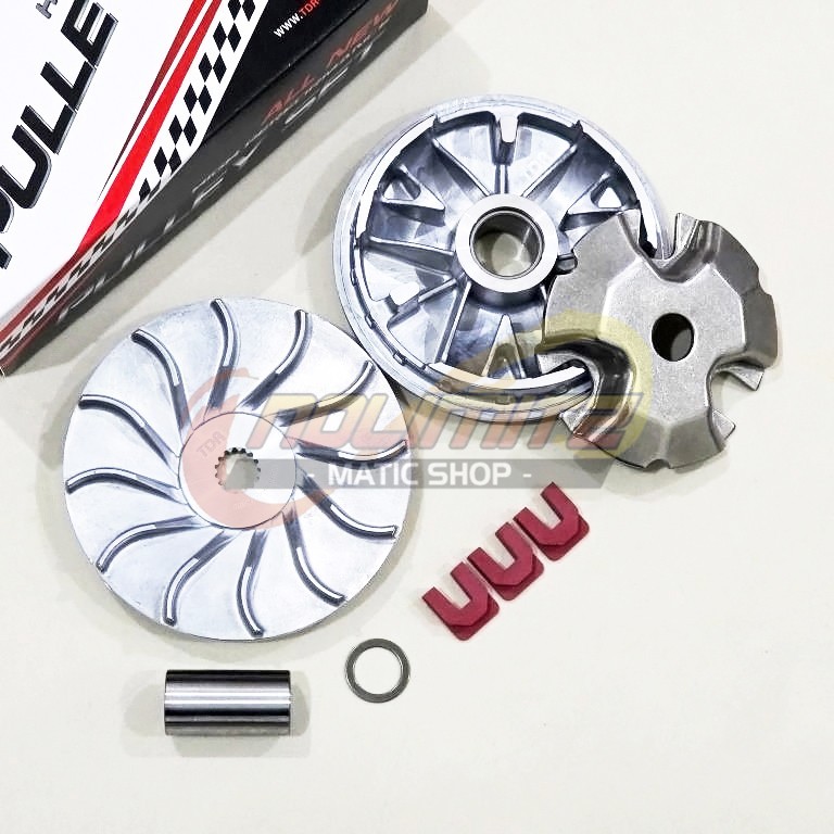 Pulley TDR Racing V.24 Rumah Roller Yamaha Mio M3 Z S Soul GT Fino Fazzio Freego Gear Xride 125