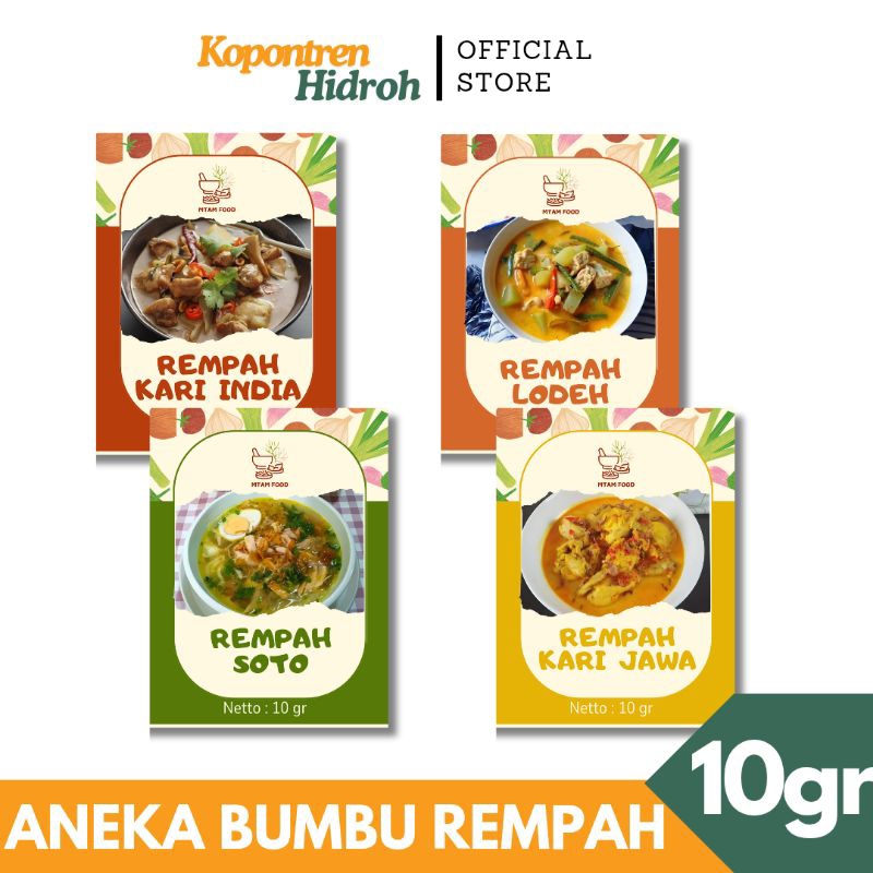 

Bumbu Rempah Instan MTAM Food Kemasan Sachet 10gr
