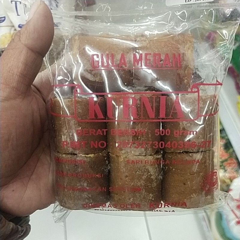 

gula merah premium Kurnia 500 gr