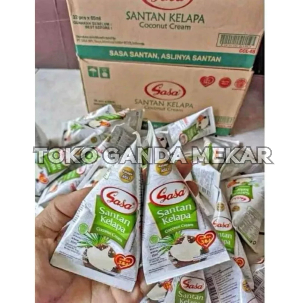 

Sasa Santan Kelapa 65ml penyedap rasa segala masakan