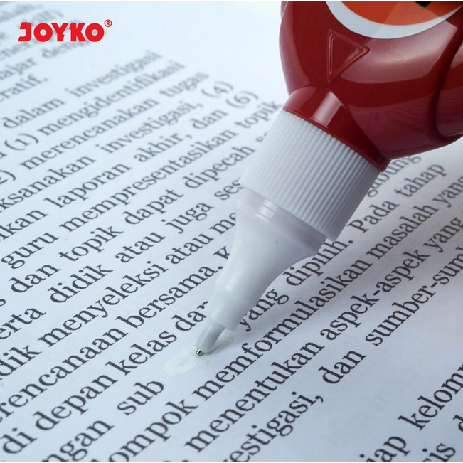 

Tipe Ex CAIR Joyko JK-01/Tipe X Cair/Correction Pen/Tipex/Penghapus Pulpen/JOYKO CORRECTION FLUID PEN