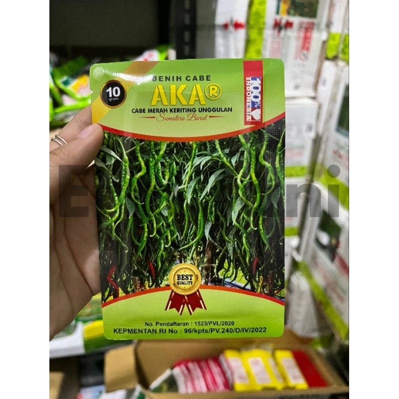 ( 10 bungkus ) Benih cabe AKAR 10gram GROSIR Cabe merah keriting cmk AKAR 10 gram benih cabai kritin