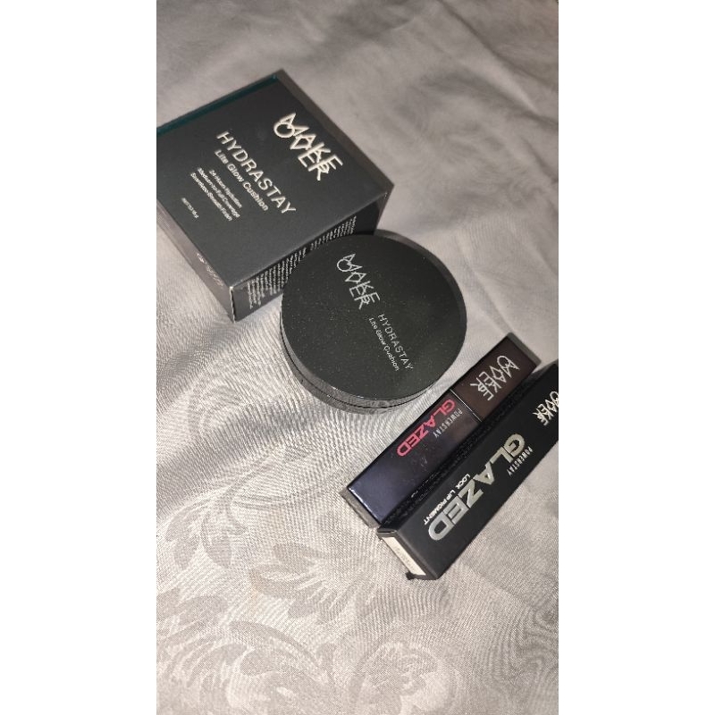 (Preloved) Make Over Hydrastay cushion dan Lip Glazed BACA DESKRIPSI