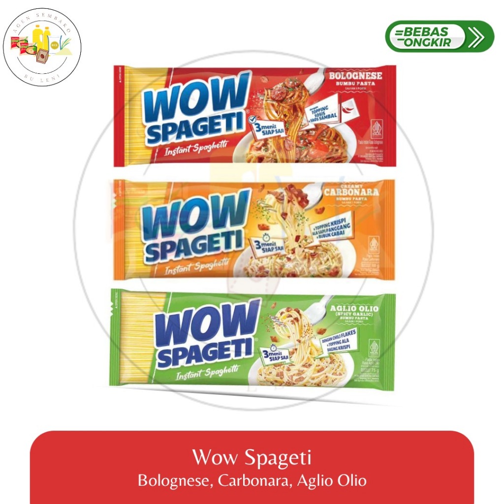 

WOW Spageti Mayora Rasa Bolognese dan Carbonara