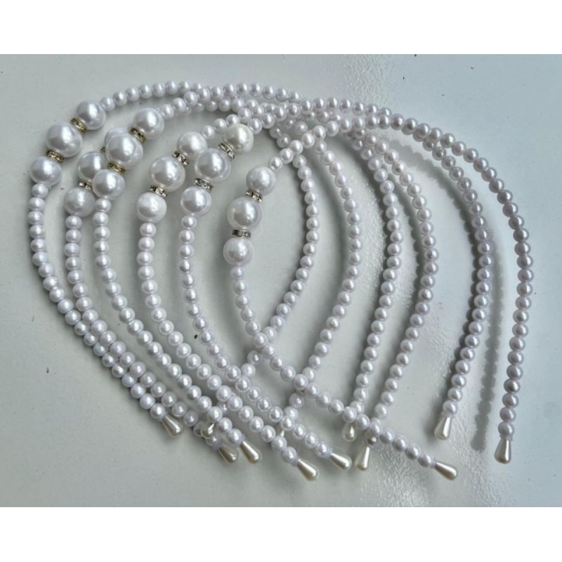 12 Bando Korea mote bando mutiara dewasa anak