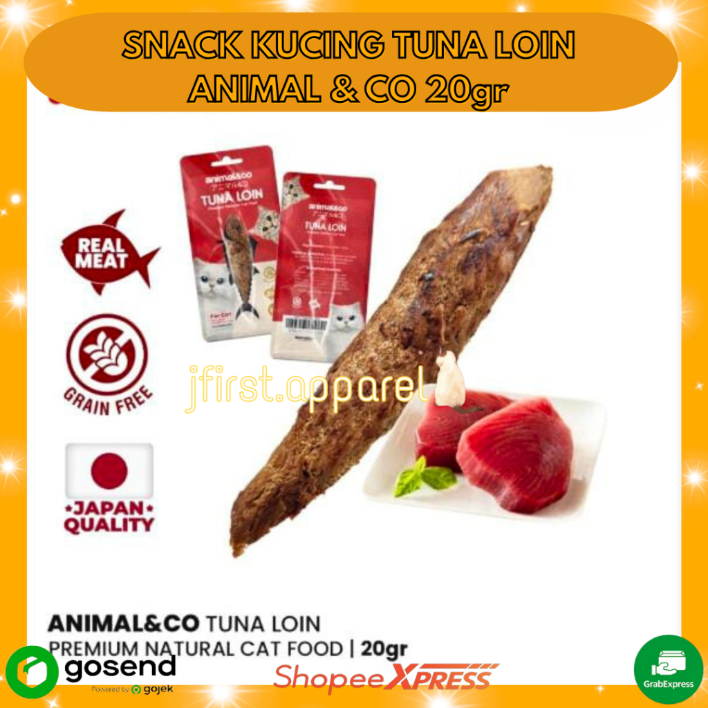 SNACK KUCING TUNA LOIN ANIMAL & CO | CEMILAN KUCING TUNA LOIN