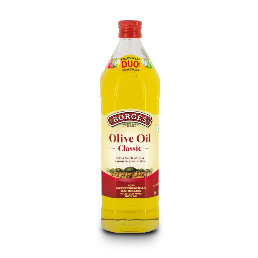 BORGES Pure Olive Oil 1 Liter (1 Ltr 1 L) / Minyak Zaitun Classic 1L