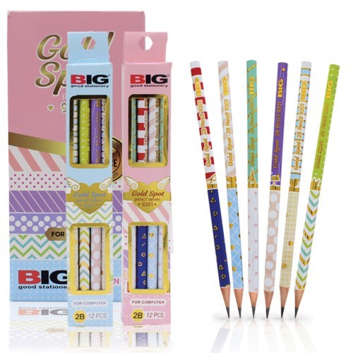 

BIG PENSIL 2B PASTEL SERIES 1PAK ISI 12PCS (PS-977/966/9203)