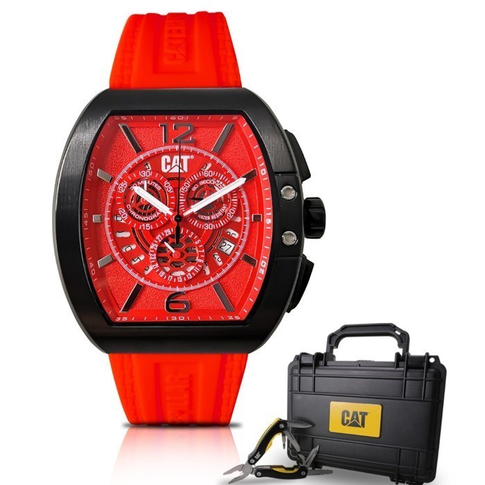CATERPILLAR CAT 11.163.28.838 MULTITOOL BOX SET JAM TANGAN PRIA