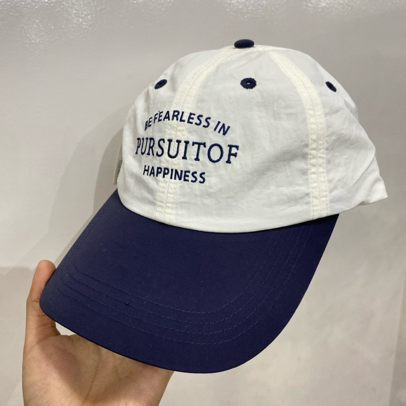 Miniso persuit of happiness Baseball Cap / Topi wanita pria