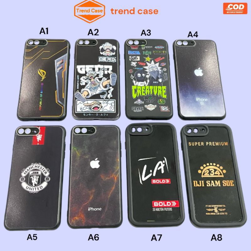 Case Hp Tipe IPHONE 7+ / 8+  / Case Bening / Clear Case / Clear case Gambar / Case 2D gambar / Case 