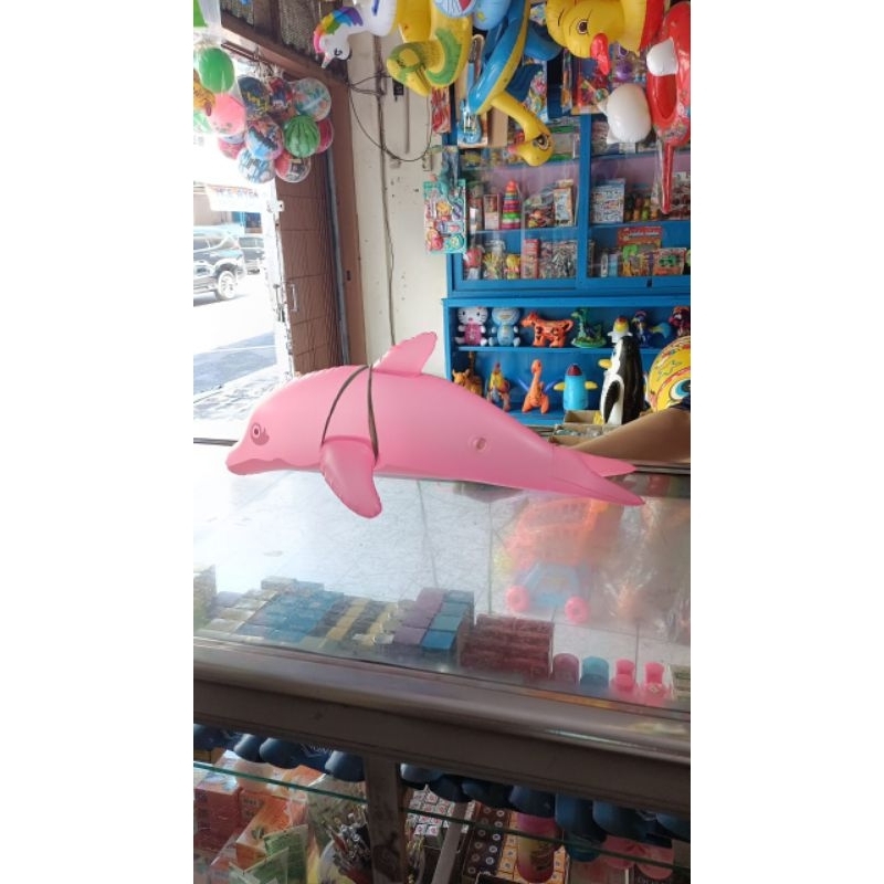 Balon Tiupan Karakter Dolphin