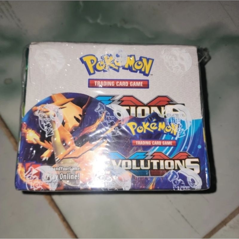 kartu pokemon tcg evolutions bahasa inggris booster box