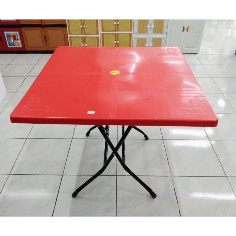 MEJA LIPAT MERAH PHYLIA 883 / MEJA LIPAT SEGI BESAR / MEJA LIPAT SEMBAHYANG / MEJA CAFE - PHYLIA