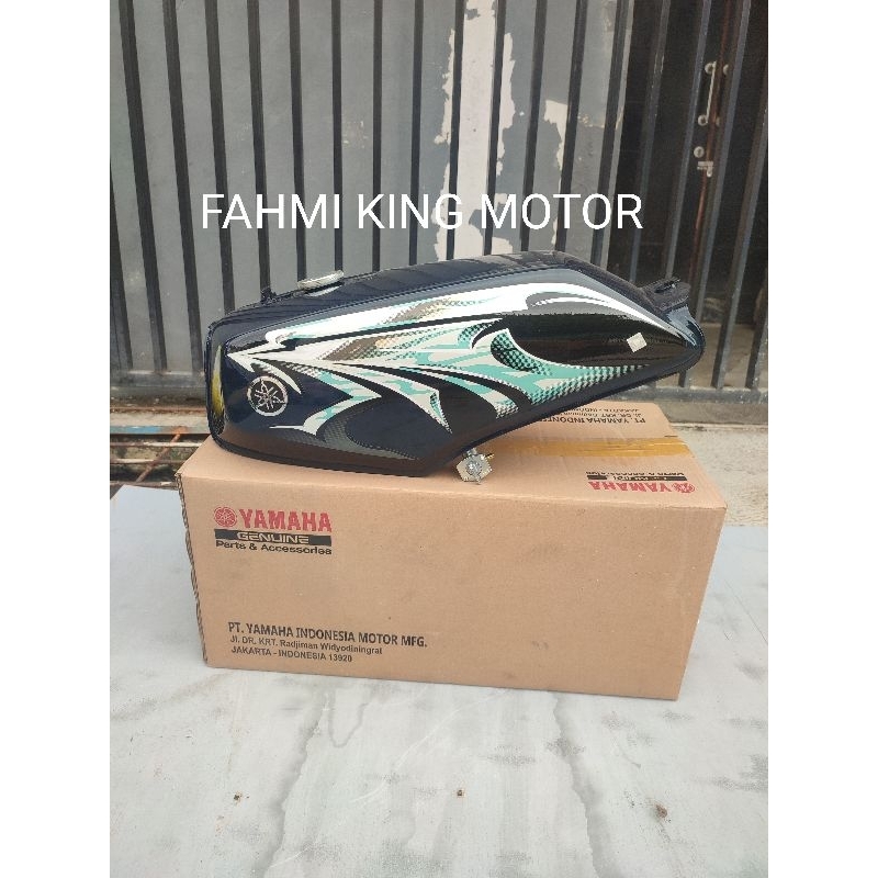 TANGKI TENGKI HIJAU BOTOL RXKING RX KING ASLI ORIGINAL YGP GRES BARU KOMPLIT STRIPING HIJAU 2006 DRA