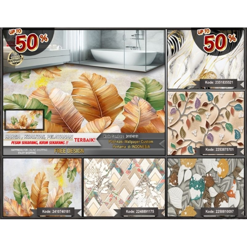 Sticker Custom 3D Floor | Sticker Lantai 3D | Sticker Mural | Sticker 3D Mural | Sticker Lantai | Wa