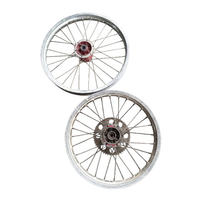 velg set klx velg trail velg 18 21 whellset set trail klx crf wr ts125 xl trail vintage