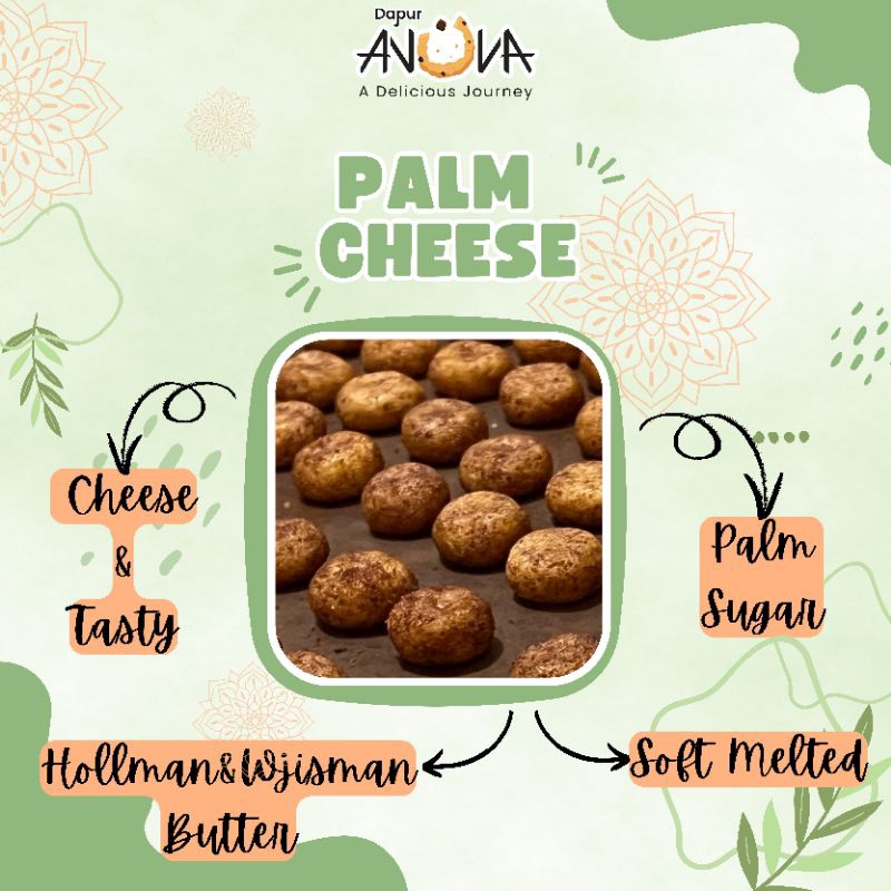 

PALM CHEESE COOKIES | Kue Lebaran | Kue Keju | Kue Aren | Kue Gula Merah | Kue Mentega