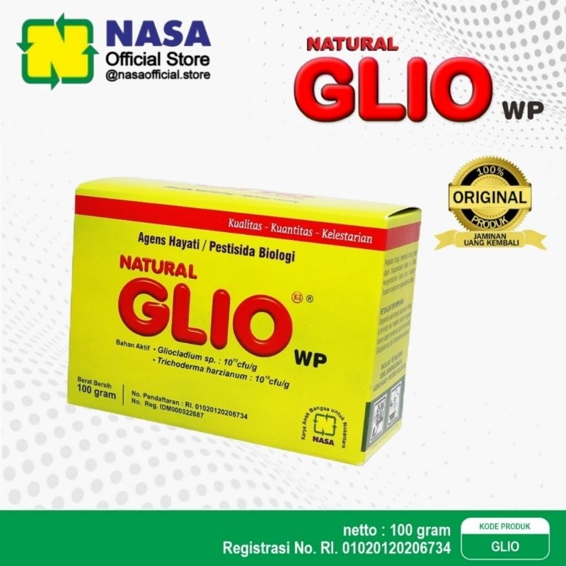 NATURAL GLIO WP 100gr Asli Original Ori NASA Official Store Shop Gudang Stockist Distributor Agen Ja