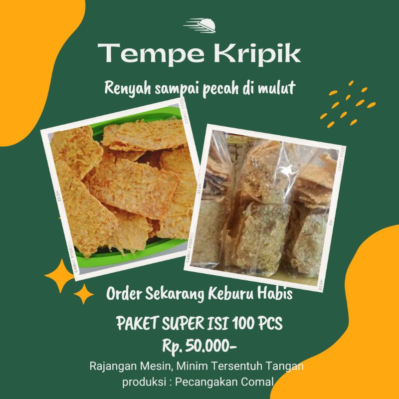 

PAKET SUPER TEMPE KERIPIK
