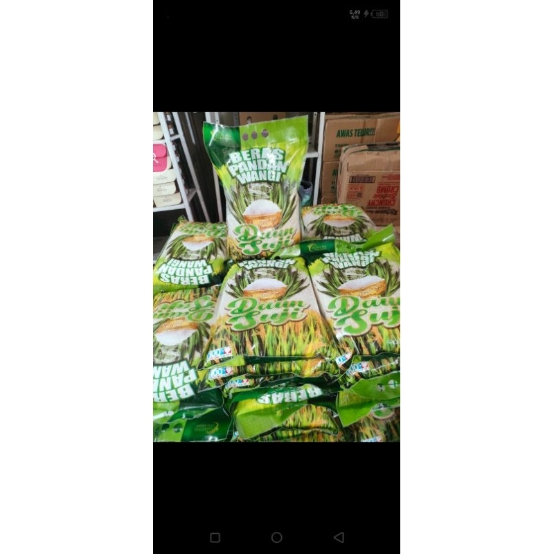 

beras pandan wangi kualitas super 5 ltr