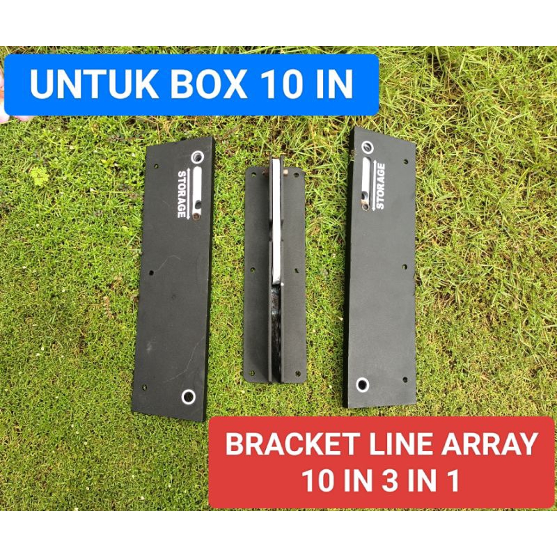 Breket custom line array 3 in 1 ukuran ukuran box 10 inch / Breket 3 X 1
