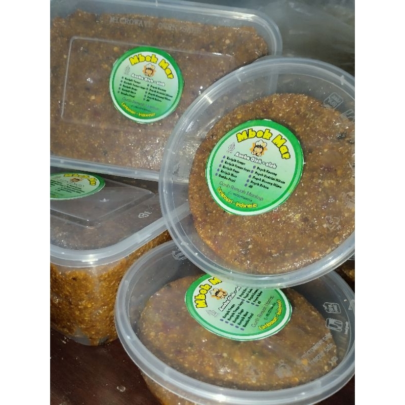 

BUMBU SAMBEL PECEL MBOK MAR
