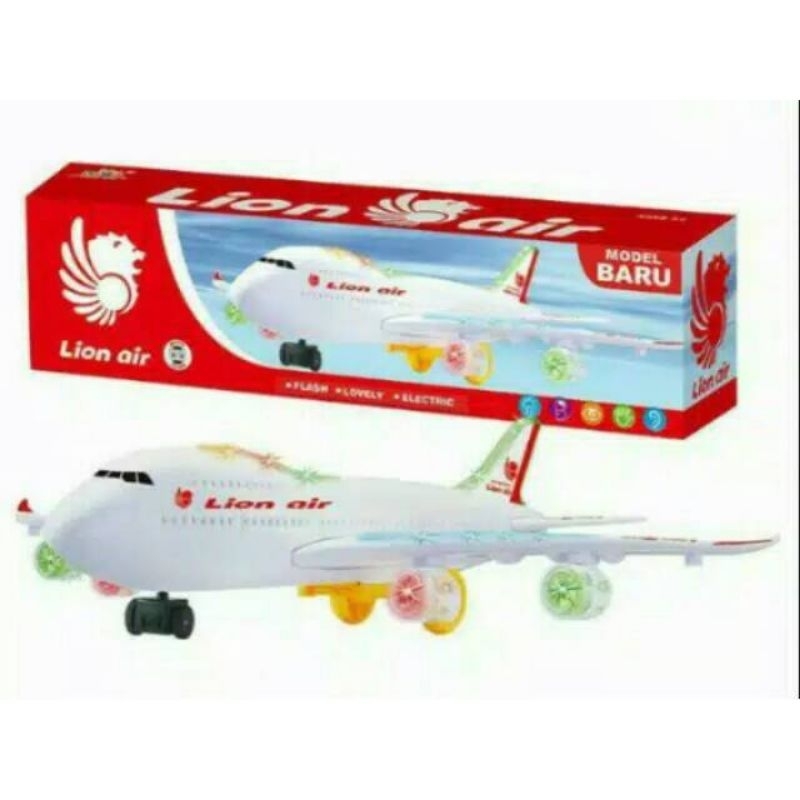 mainan anak pesawat terbang lion air A380-LA