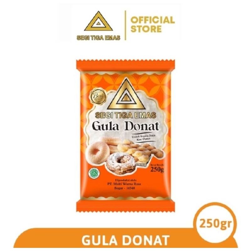 

Gula Halus Cap Segitiga Emas Gula Donat 250gr - Gula Halus 250gr
