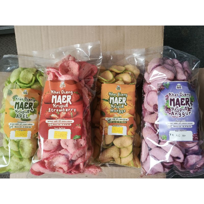 

grosir 35pcs keripik buah kerupuk buah combro kentang khas wonosobo