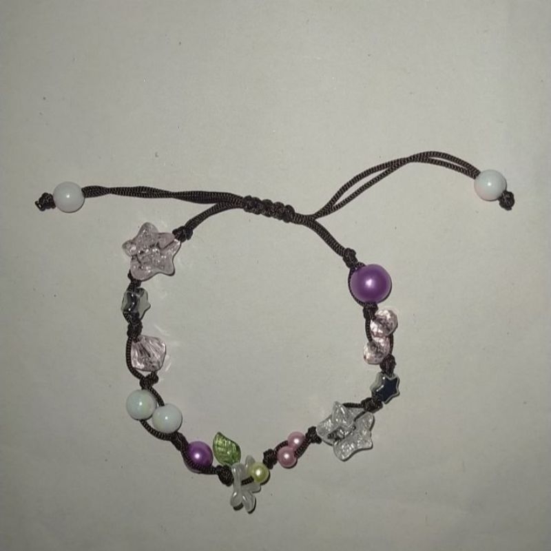 Gelang Serut Tali Coklat