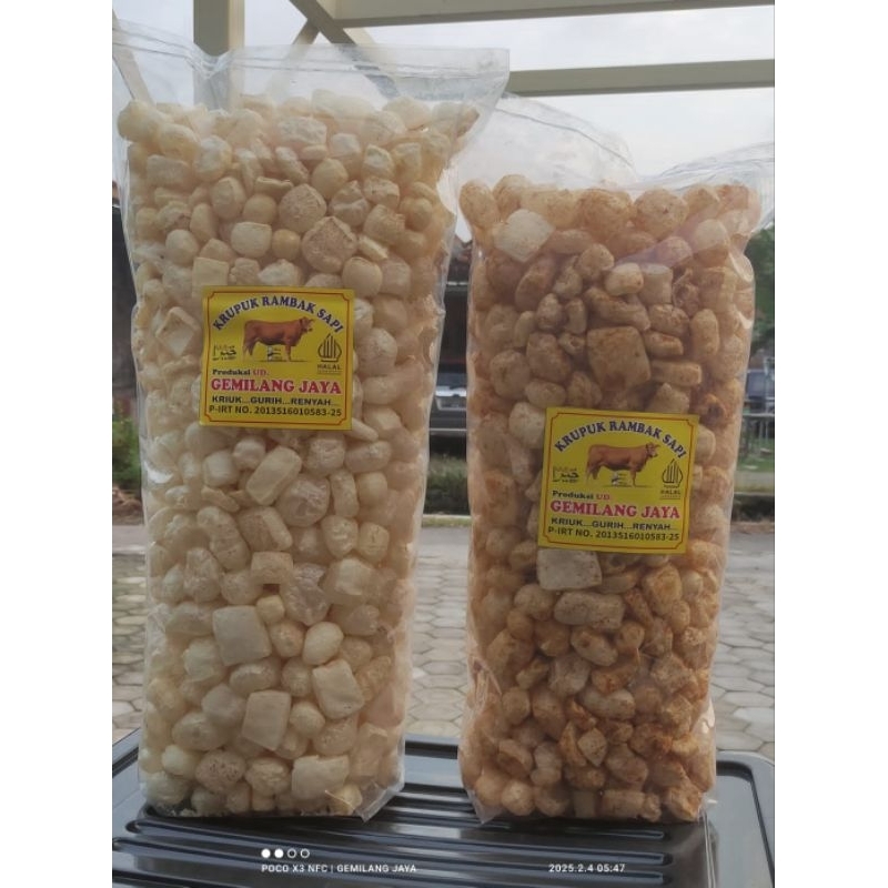 

KRUPUK RAMBAK SIAP MAKAN RAMBAK 500GR