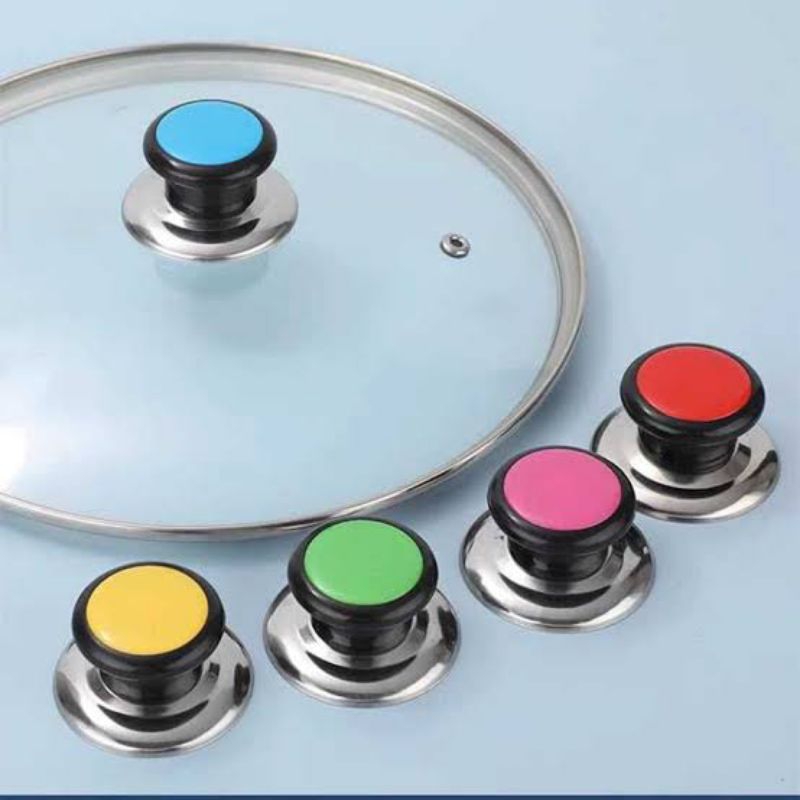 Pegangan Tutup Panci Warna/ Knob Tutup Panci/ Pegangan Tutup Panci