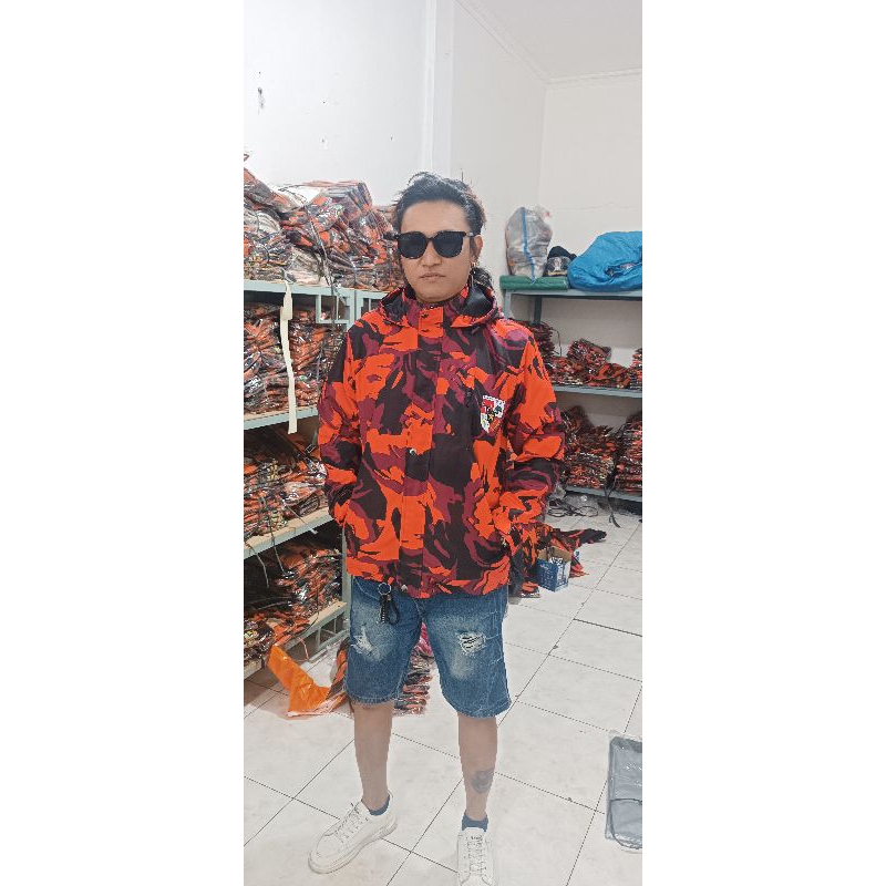 loreng Sritex jaket sayap pemuda pancasila bordir timbul