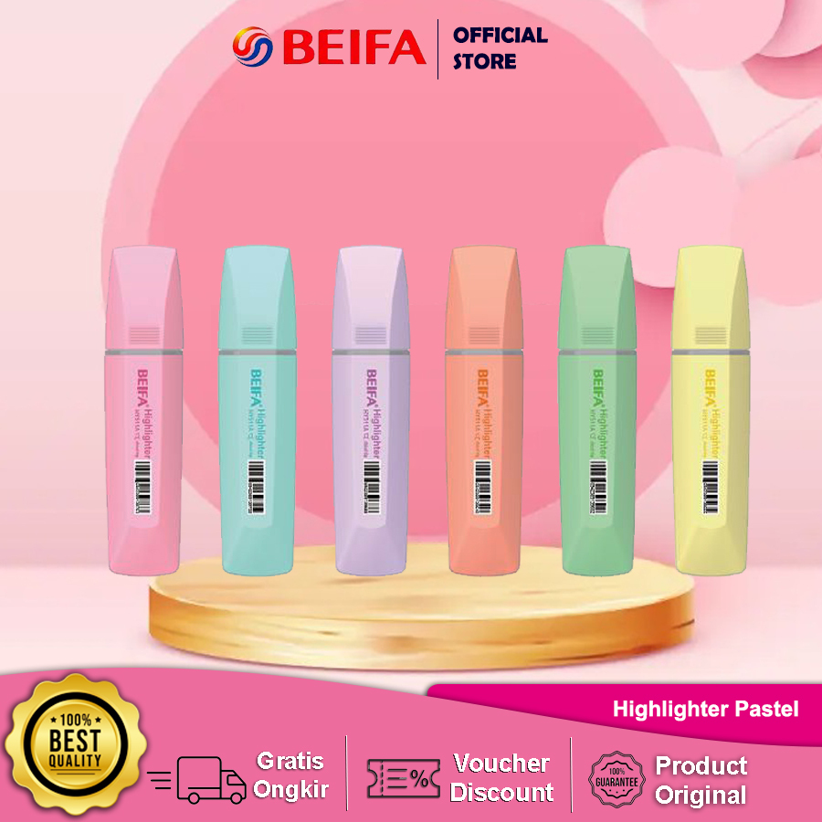

BEIFA Highlighter / Stabilo Soft Color Pastel HY511A