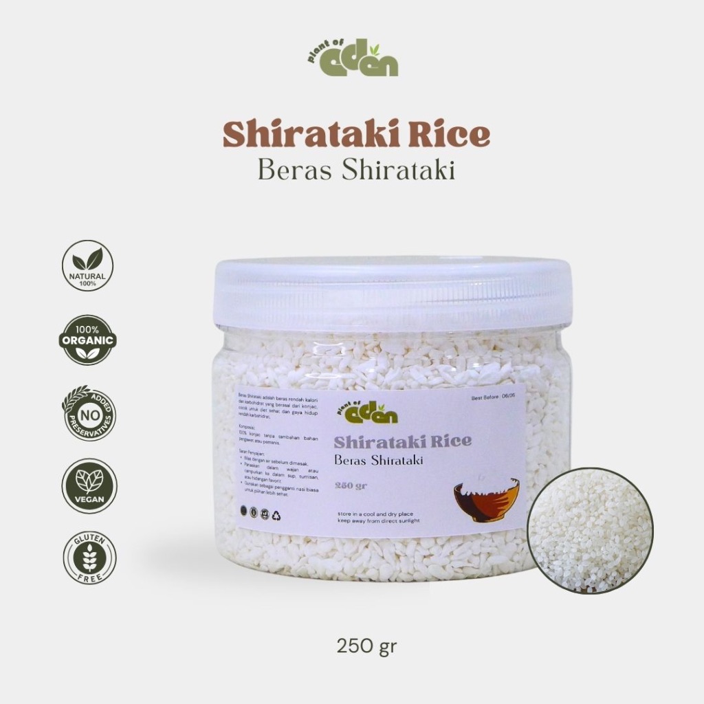 

Plant of Eden - Shirataki Rice | Beras Shirataki