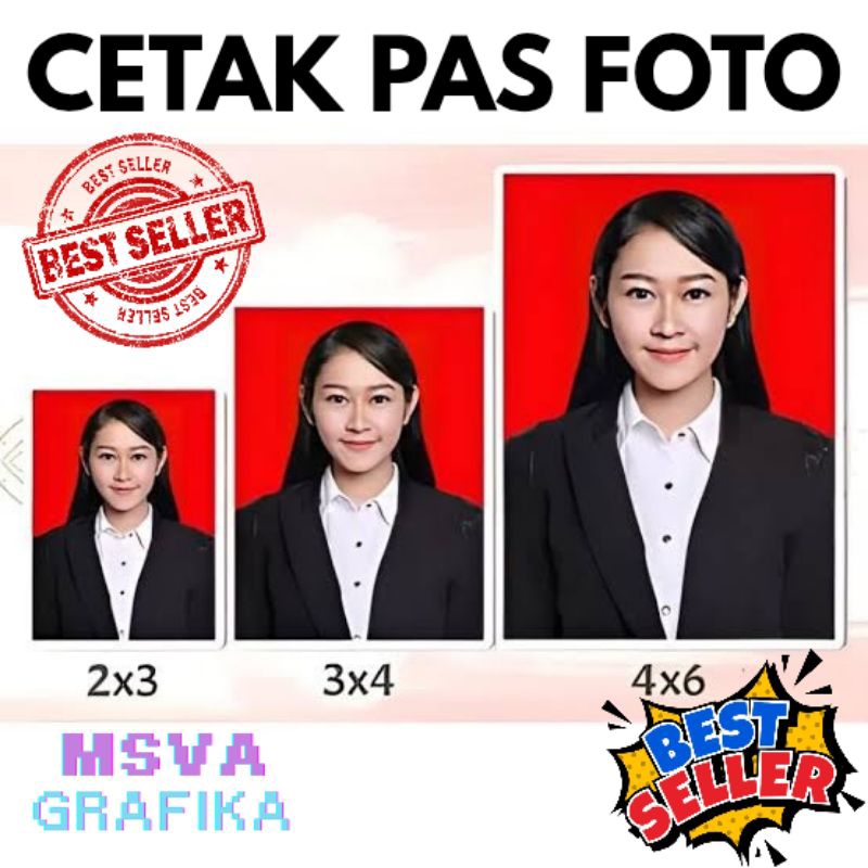 Cetak Pas Foto | Cetak Foto | 2x3 3x4 4x6