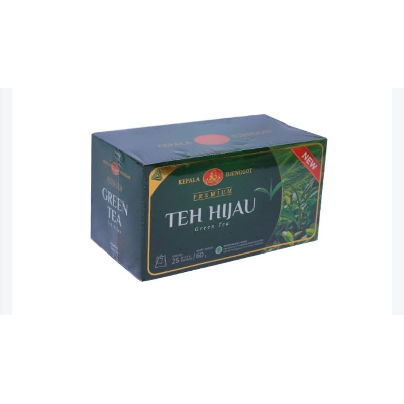 

kepala djengot teh celup green tea premium 25 s