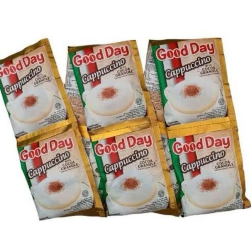 

KOPI GOOD DAY CAPPUCCINO ECER (5 PCS)