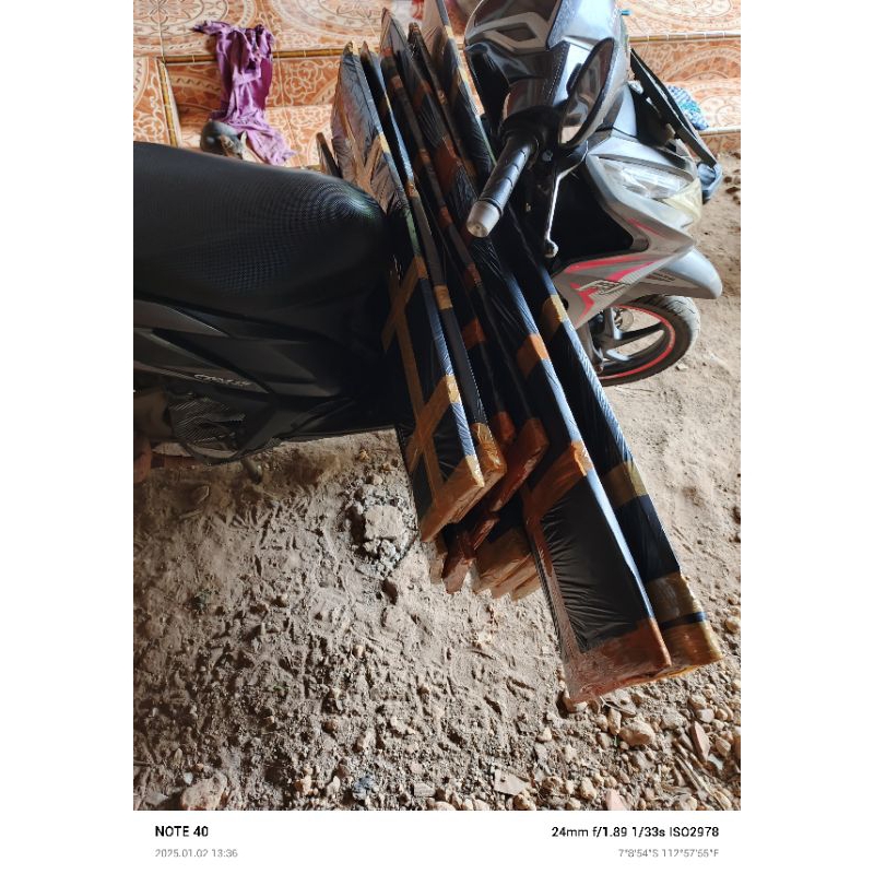 

kardus plastik packing ukuran 110cm mentahan