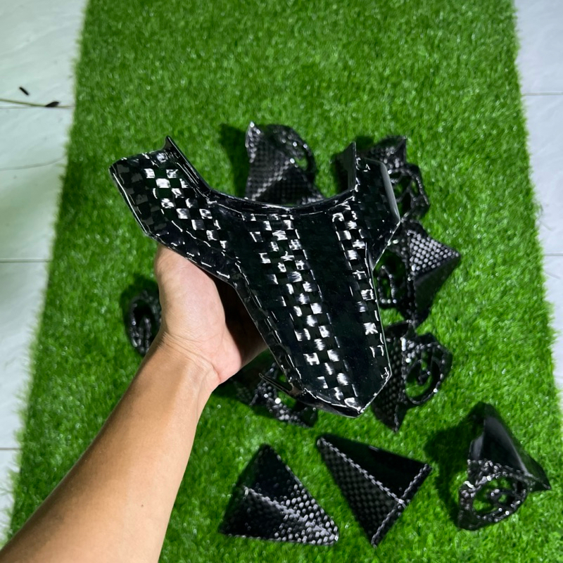 cover lampu belakang beat esp kevlar model catur