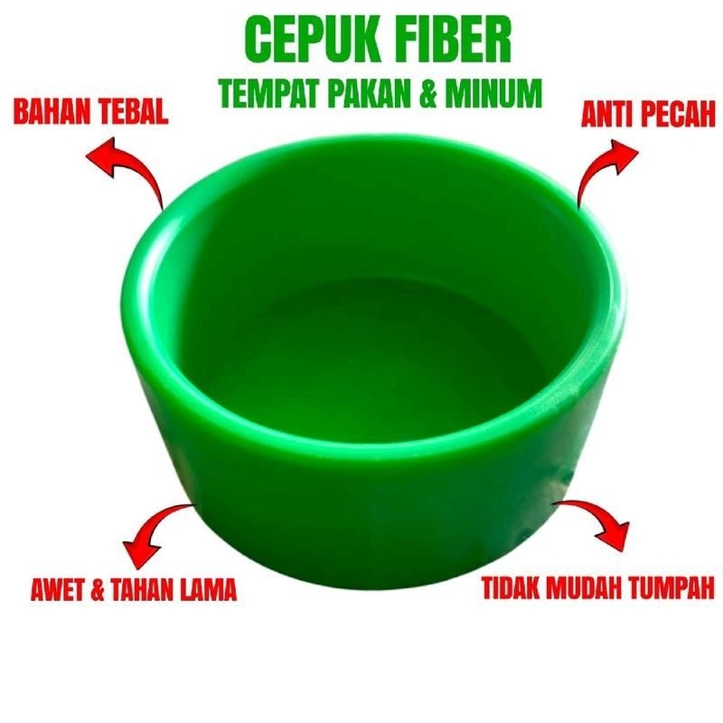TEMPAT MAKAN MERPATI  PAKAN MERPATI FIBER PLASTIK ANTI PECAH KUAT TEMPAT PAKAN KUCING TEMPAT PAKAN B