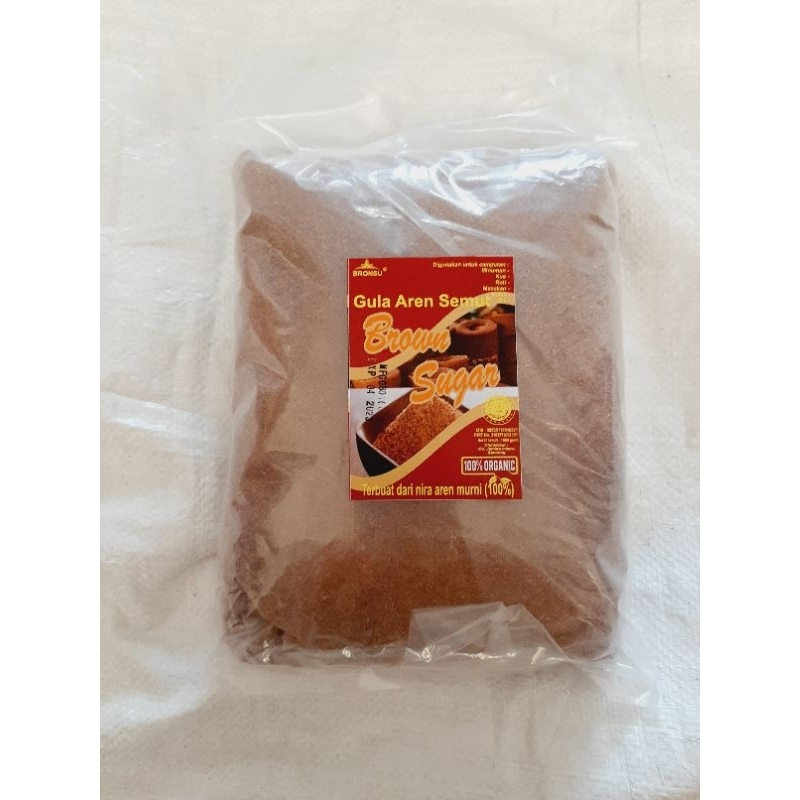 

Gula Merah Aren Organik BRONSU Brown Sugar Palm Sugar 1000 Gr / 1 kg