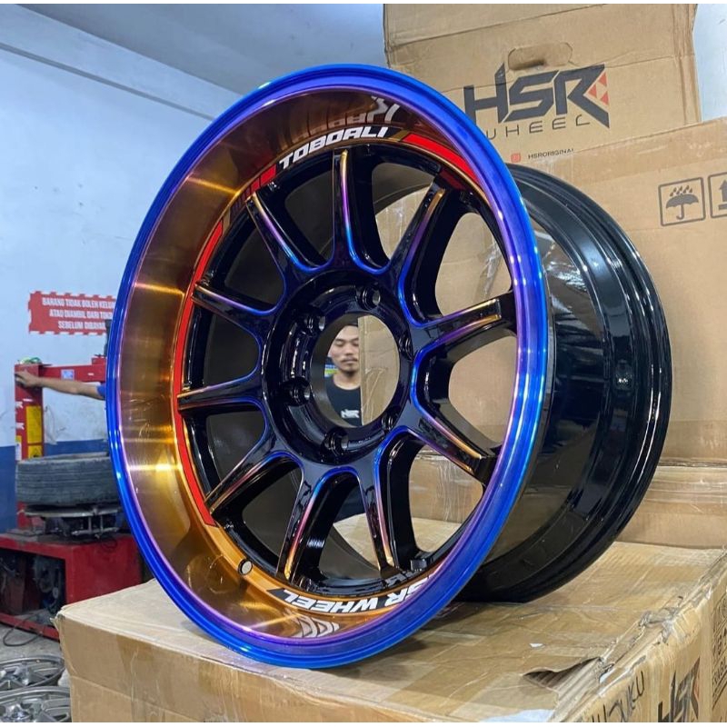 Velg pelek mobil Ring 18 HSR Velg mobil model samlong lubang 6