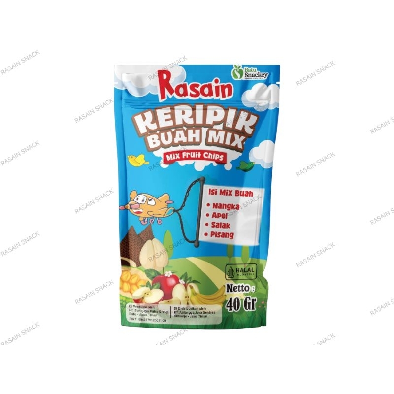 

Rasain Snack Keripik Buah Mix