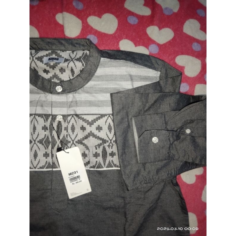 M231 Koko lengan panjang/baju pria/baju lebaran/baju muslim/baju lengan panjang