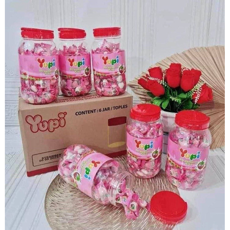 

PERMEN LUNAK YUPI 1 TOPLES ISI 300 gr