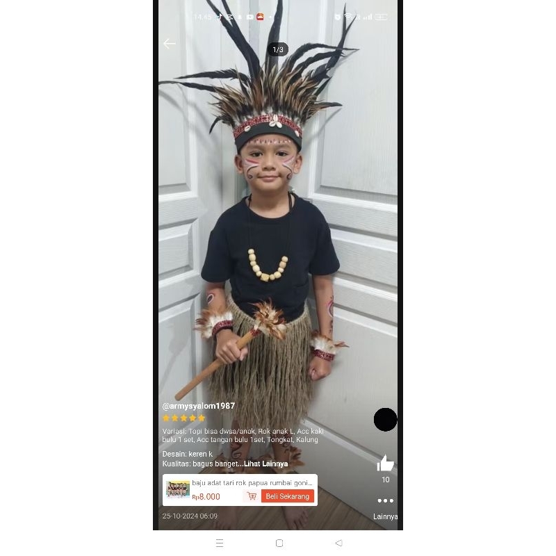 pakaian adat Papua